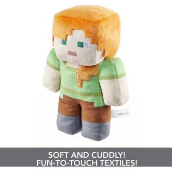 Mattel Minecraft Plush Dolls 8-In Plush Dolls, Fan Favorite Characters Alex HBN39 / HLN12 194735115501