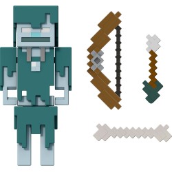 Mattel Minecraft Stray Action Figure & Accessories Set, 3.25-Inch Scale Collectible Toy GTP08 / JCN43 194735273317