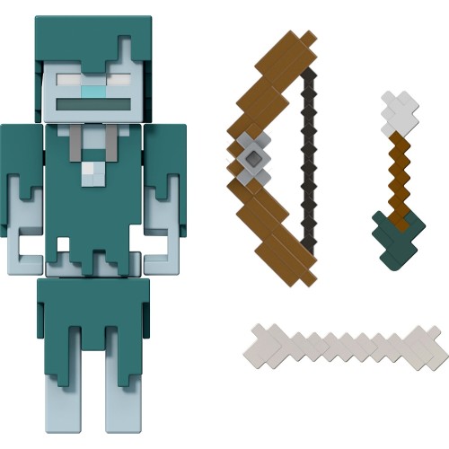 Mattel Minecraft Stray Action Figure & Accessories Set, 3.25-Inch Scale Collectible Toy GTP08 / JCN43 194735273317