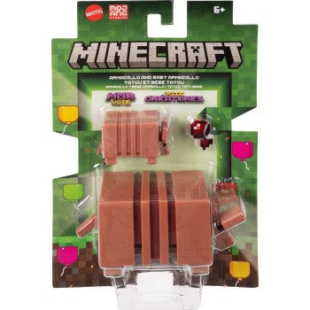 Mattel Minecraft Armadillo Action Figure & Accessories Set, 3.25-Inch Scale Collectible Toy GTP08 / JCN40 194735273645