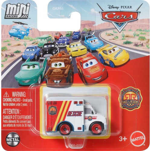 Disney Cars Mattel Mini Racers Disney And Pixar Cars , Small Die-Cast Toy Car Or Truck Ambulance GKF65 / JBH33 194735260287