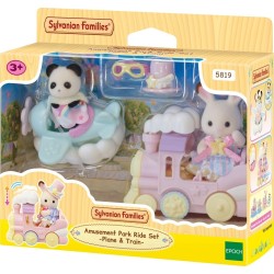 Epoch Sylvanian Families Amusement Park Ride Set Plane & Train 5819 5054131058190