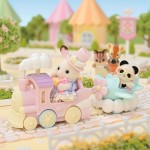 Epoch sylvanian families -  amusement park ride set -plane and train- dollhouse p 5819 5054131058190