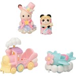 Epoch sylvanian families -  amusement park ride set -plane and train- dollhouse p 5819 5054131058190