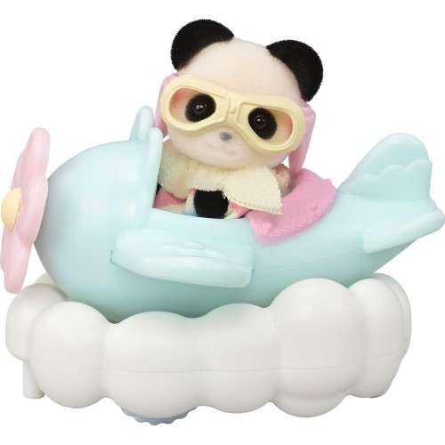Epoch sylvanian families -  amusement park ride set -plane and train- dollhouse p 5819 5054131058190