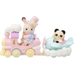 Epoch sylvanian families -  amusement park ride set -plane and train- dollhouse p 5819 5054131058190