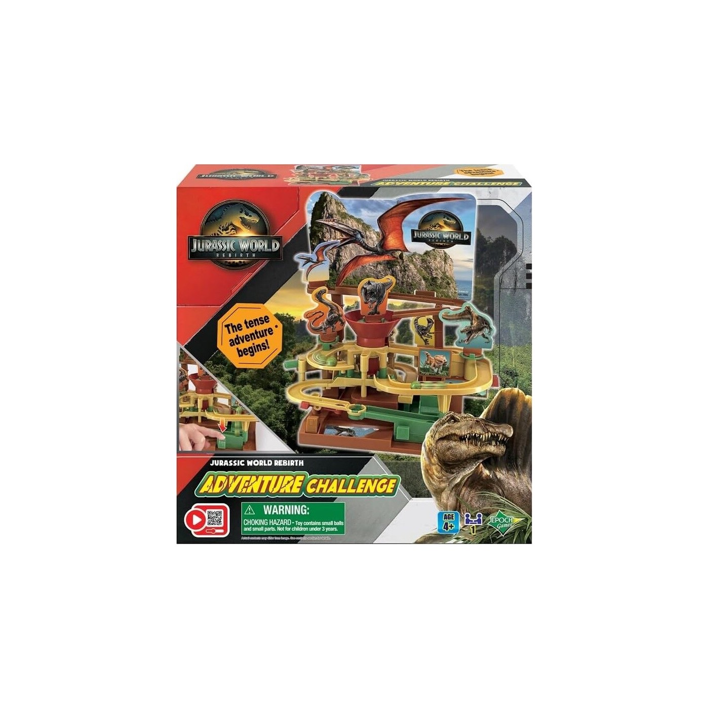 epoch games - jurassic world rebirth adventure challenge - party game ...