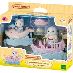 Epoch sylvanian families -  amusement park ride set -ride the waves- dollhouse pl 5820 5054131058206