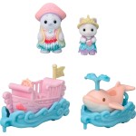 Epoch sylvanian families -  amusement park ride set -ride the waves- dollhouse pl 5820 5054131058206