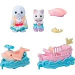Epoch sylvanian families -  amusement park ride set -ride the waves- dollhouse pl 5820 5054131058206