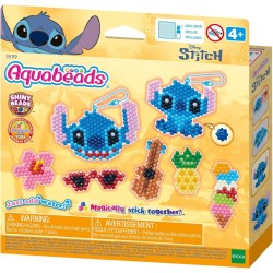 Epoch Disney Stitch Aquabeads - 35119 Stitch Keyring Craft Set, Water Beads Craft Set for Children From 4 Years, Child Safe, No 