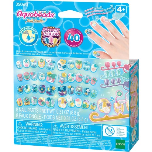 Epoch Aquabeads Stars and Unicorns Nail Refill Kit 35060 5054131350607