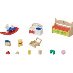 Epoch Sylvanian Families Baby's Toy Box Snow Rabbit & Panda Babies - Κουτί Παιχνιδιών Μωρού - Μωρα Κουνελάκι Του Χιονιού Και Πάν