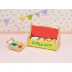 Epoch Sylvanian Families Baby's Toy Box Snow Rabbit & Panda Babies - Κουτί Παιχνιδιών Μωρού - Μωρα Κουνελάκι Του Χιονιού Και Πάν