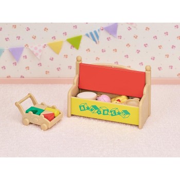 Epoch Sylvanian Families Baby's Toy Box Snow Rabbit & Panda Babies 5709 5054131057094