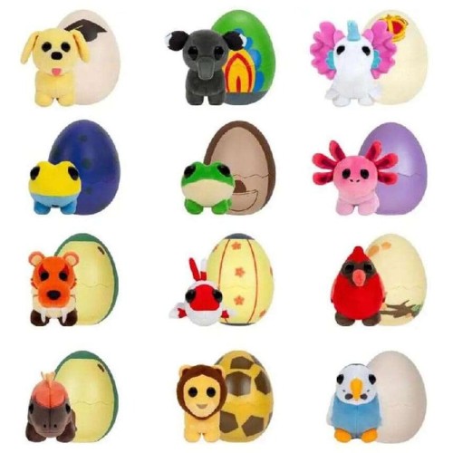 Jazwares Adopt Me! Plush Animal 12.5Cm. In Surprise Egg Series 4 - Various Plans (Jwa00001 -W02) JWA00001 191726728986