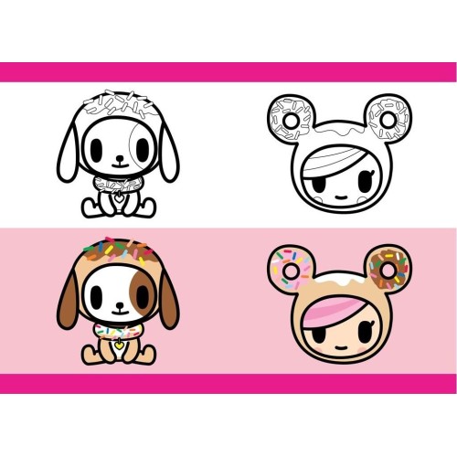 Diakakis imports Stitched Notebook 17X25 TOKIDOKI 40F 2K 000470329 5205698747779