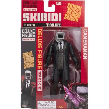 As company Skibidi Toilet Deluxe Figure Cameraman, Collectible Figures, Officially Lic 1013-13800 810054666929