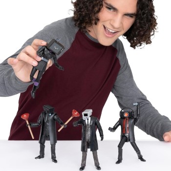 As company Skibidi Toilet Deluxe Figure Cameraman, Collectible Figures, Officially Lic 1013-13800 810054666929