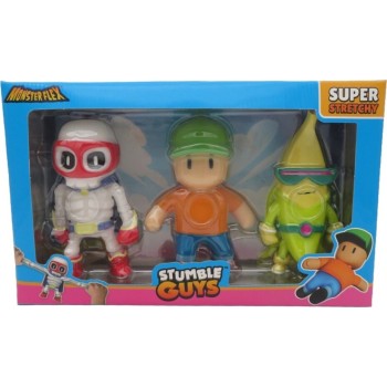 Just toys Monsterflex Stumble Guys – Series 2 Σετ 3 0550 9772532611016