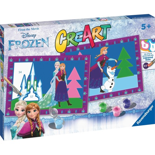 Ravensburger Παιχν. κατασκευή creart junior frozen 23555 4005556235551