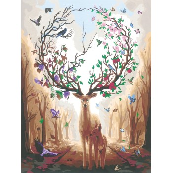 Ravensburger Παιχν. κατασκευή creart canvas ελάφι 23910 4005556239108