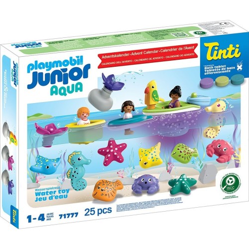 Playmobil JUNIOR & Tinti: Colourful Bath Time Christmas Countdown 71777 4008789717771