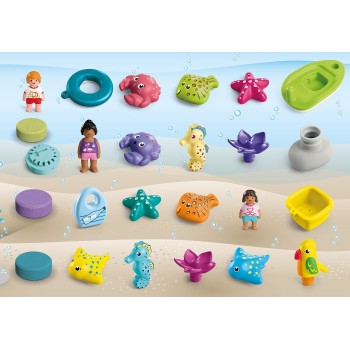 Playmobil JUNIOR & Tinti: Colourful Bath Time Christmas Countdown 71777 4008789717771