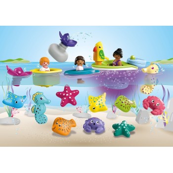 Playmobil JUNIOR & Tinti: Colourful Bath Time Christmas Countdown 71777 4008789717771