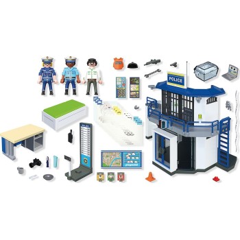 Playmobil City Action Αστυνομικό Τμήμα Με Δωμάτιο Ερευνών 71874 4008789718747