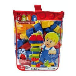 Toys-shop Choice Τουβλάκια Σακούλα 55Τεμ Building Blocks JK069848 6990416698486