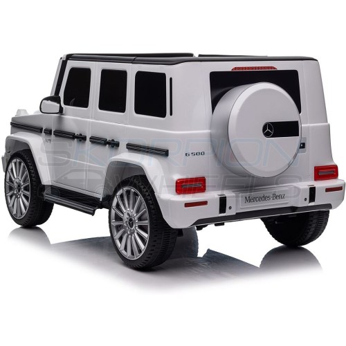 Skorpion Wheels Ηλεκτροκίνητο Αυτοκίνητο Mercedes G500 Original License 12V - Λευκό 5246065A 5202200078796