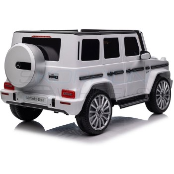 Skorpion Wheels Ηλεκτροκίνητο Αυτοκίνητο Mercedes G500 Original License 12V - Λευκό 5246065A 5202200078796