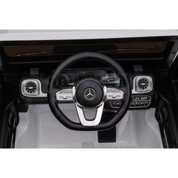 Skorpion Wheels Ηλεκτροκίνητο Αυτοκίνητο Mercedes G500 Original License 12V - Λευκό 5246065A 5202200078796