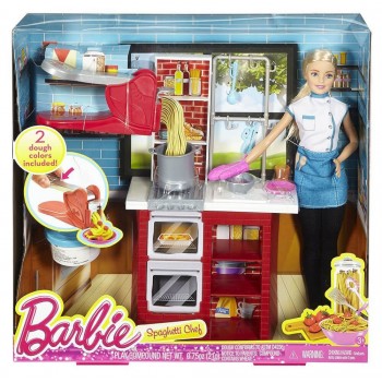 Mattel Barbie Σεφ Ιταλικής Κουζίνας DMC36 887961274356