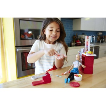 Mattel Barbie Σεφ Ιταλικής Κουζίνας DMC36 887961274356