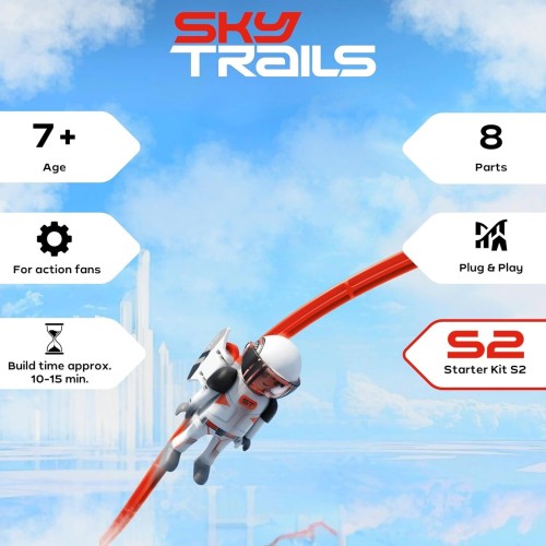 Playmobil Sky Trails | Sky Rider | Action Figure Extension Element For More Racing 71976 4008789719768