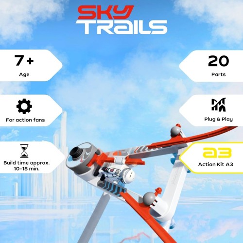 Playmobil sky trails | flip rail | construction toy for dynamic routes and action | b 71971 4008789719713
