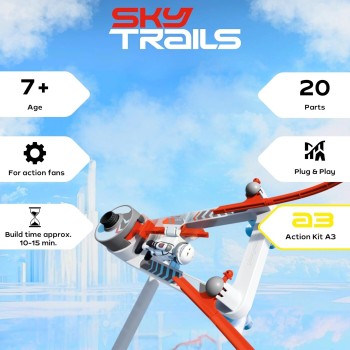 Playmobil sky trails | flip rail | construction toy for dynamic routes and action | b 71971 4008789719713