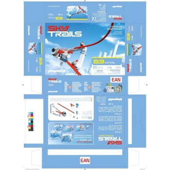 Playmobil sky trails | flip rail | construction toy for dynamic routes and action | b 71971 4008789719713