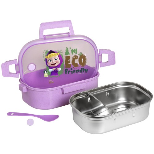 eco life Masha and The Bear Food Container Masha - Eco Friendly 900ml 33-BO-9002 5208009004554
