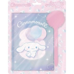 Diakakis imports Hello Kitty Ημερολογιο με Κλειδαριά 12χ18εκ 60Φ 60γρ ΚΑΙ Στυλο με POM POM Cinnamoroll 000490222 5205698770371