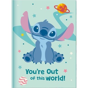 Diakakis imports Disney Stitch Ημερολογιο με Κλειδαριά 12χ18εκ 60Φ 60γρ ΚΑΙ Στυλο με POM POM LILO and STITCH 000565266 520569877