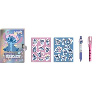 Diakakis imports Disney Stitch Ημερολογιο με Κλειδαριά, Μαγικο Στυλο ΚΑΙ Αυτοκολλητα LILO and STITCH 000565264 5205698770272