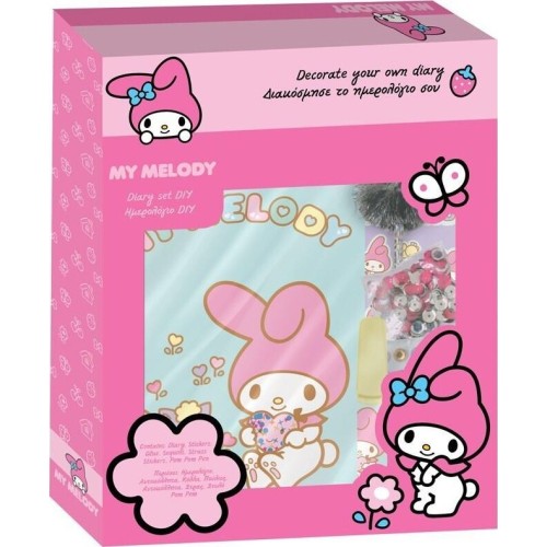 Diakakis imports Hello Kitty CALENDAR WITH LOCK DIY MY MELODY 000490100 5205698700354