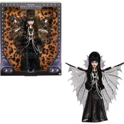 Mattel monster high doll, elvira, mistress of the dark collectible in black faux l HYV99 194735256525
