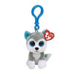 As company TY Beanie Boos Χνουδωτό Κλιπ Μπρελόκ Σκύλος Husky 8.5 Εκ. 1607-36503 008421365036