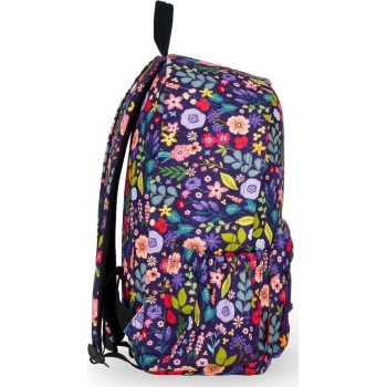 Legami Σχολική Τσάντα Πλάτης 32Lt Backpack 1 Θέσης - Flowers BPK0017 8052694030025