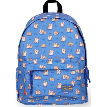 Legami Σχολική Τσάντα Πλάτης 32Lt Backpack 1 Θέσης - Corgi BPK0014 8052694029999