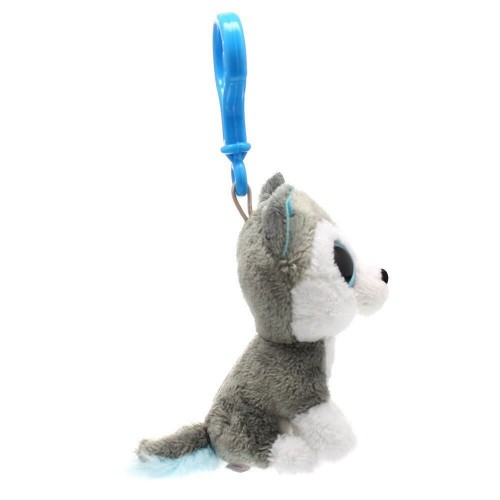 As company TY Beanie Boos Χνουδωτό Κλιπ Μπρελόκ Σκύλος Husky 8.5 Εκ. 1607-36503 008421365036